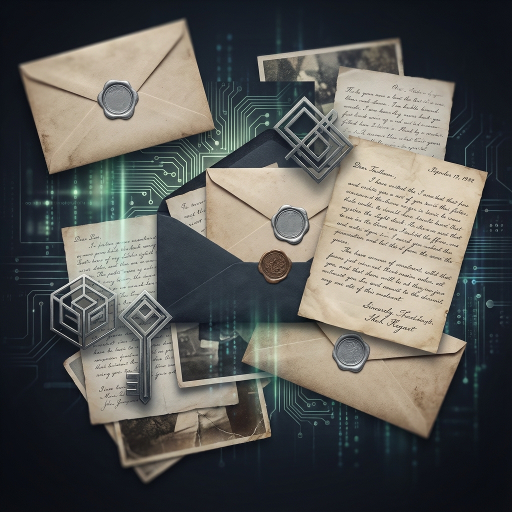 Digital legacy vault with secure document storage and family memories